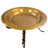 Prime Retreat Copper Bird Bath & Stake with Solar Fountain