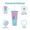 Vaso de Plástico Reusable con Doble Pared 710 ml Brillante