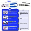 Twidec/Wire Rope Crimping Tool Kit Up To 2.2mm Swaging Tool