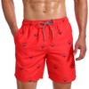 Biwisy Mens Swim Trunks Quick Dry Swim Shorts with Mesh