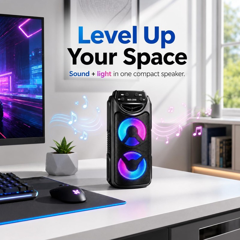 Bluetooth Speaker 2058 RGB