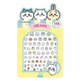 Kong Sim Pat Sim [콩심팥심]치이카와 네일스티커 소품 데코 스티커 엠보스 20EA ChiiKawa Nail Sticker Accessories Deco Sticker Emboss 20EA