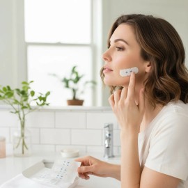 Cinta Lifting Facial Invisible 40 Pzs Reafirma Al Instante Blanco