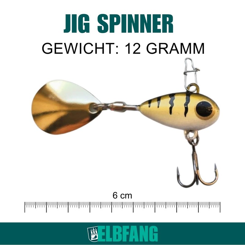 ELBFANG Jig Spinner Perch Bait Set | 12g | Spinner