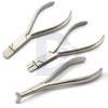 Set Of 3 Dental Pliers Orthodontic Hammer Head Niti Cinch