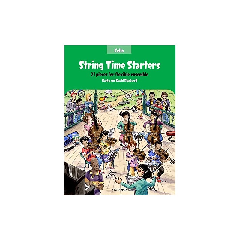String Time Starters Cello book 21 pieces for flexible ensemble
