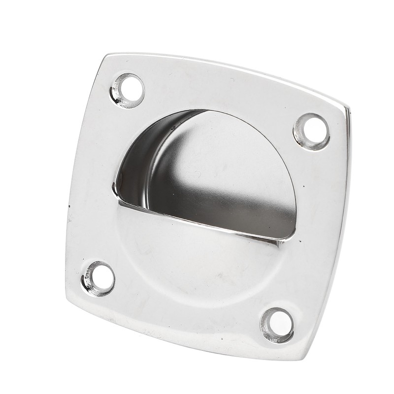 59x59mm Flush Pull Recessed Sliding Pull Handle 316 Stainless Steel