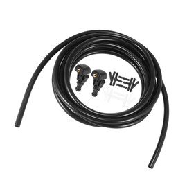 PARSKILO Front Windshield Washer Hose Kit Fit for Ford F150 with 3 Meter Washer Fluid Hose 12 Pcs Hose Connectors - Pack of 15 Black Benefit