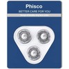 Phisco 8112 Titanium-Coated Razor Blades for Sensitive Skin, Hypoallergenic, Sharp