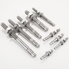 Wensilon 5Pcs 1/2x2-3/4 Inch Standard Fasteners for Heavy-Duty 304 Stainless