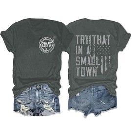 Pairxily Womens Oversized Graphic Country Concert Tees Vintage Cowgirl Western Shirts 80s Cow Rock Band T Shirts Cotton Loose Fit Funny Top(Deep Gray,2XL)