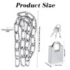 Bicycle Chain Lock, 80 cm Bicycle Lock, Security Chain, Motorcycle
