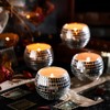 Maxcheck 24 Pcs Disco Ball Candle Holders Bulk Wedding Decoration