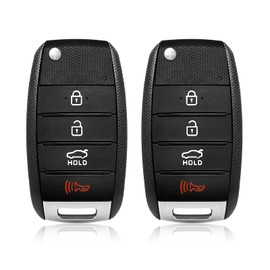 Car Key Fob Remote Keyless Entry Control OSLOKA-875T 433MHz 4 Button Replacement for 2017-2018 Kia Forte - 2 Pack