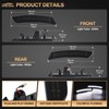 FetonAuto Dynamic White LED Side Marker Lights for Chevy Camaro