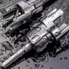 KIMLONTON Extendable 2 Piece Pipe Threading Tool, Inside and Outside