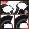 A-Premium Front Driver and Passenger Side Brake Dust Shields Compatible