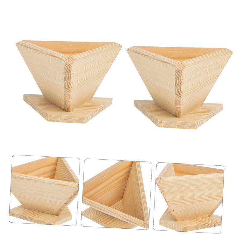 Ciieeo Traditional Chinese Mold Set 2pcs Wooden Rice Ball Molds