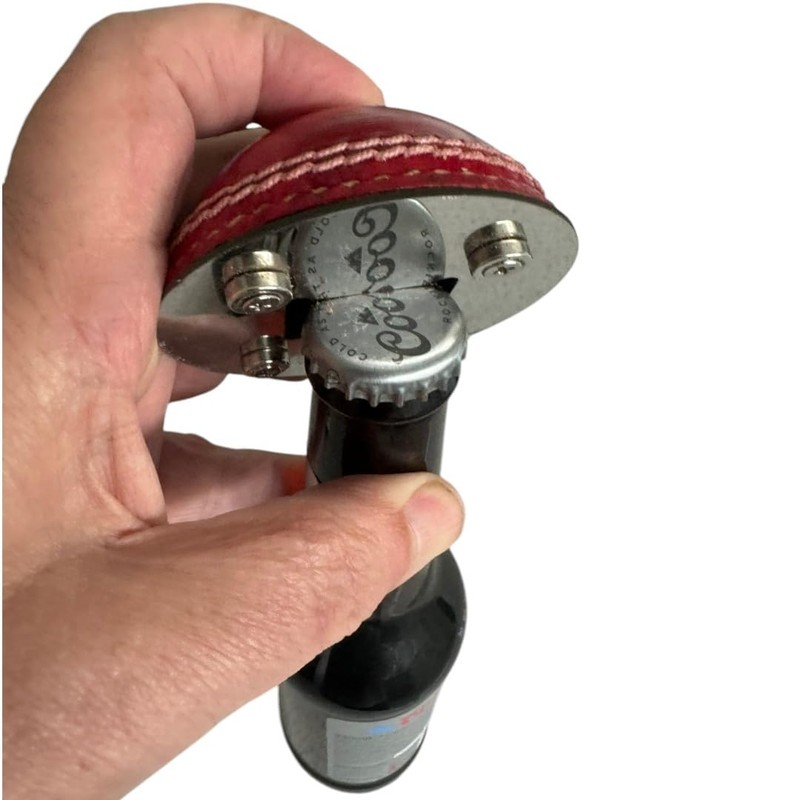 Cricket-Gifts - Half Cricket Ball Bottle Opener | Multipurpose Fridge