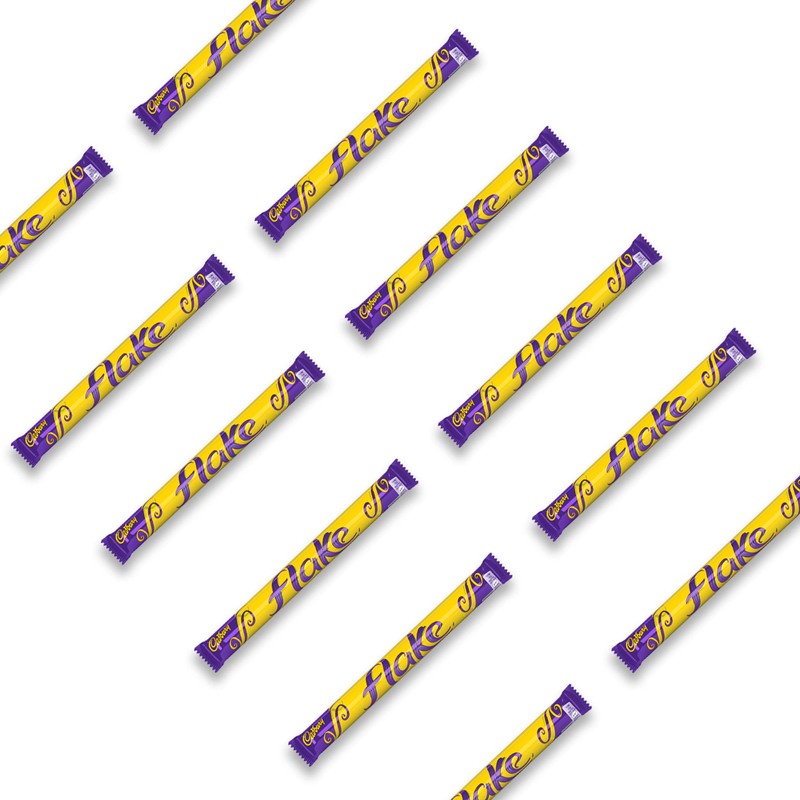 Flake 32g Chocolate Bars (12 Pack) Bundle with Free Zuvo