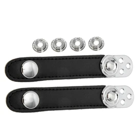 Totority 5 Sets Accordion Buckle Strap Acordeones Para Adultos Metal Extension Film Buckle Accordion for Kids Accordion Accessory Accordion Fittings Child Double Layer Universal Cowhide