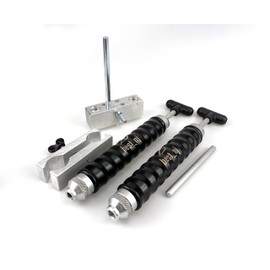 2 x 45 Milliliter Aluminum Twin Dual Injector Mixing Set for Soft Plastic Fishing Lure Mold