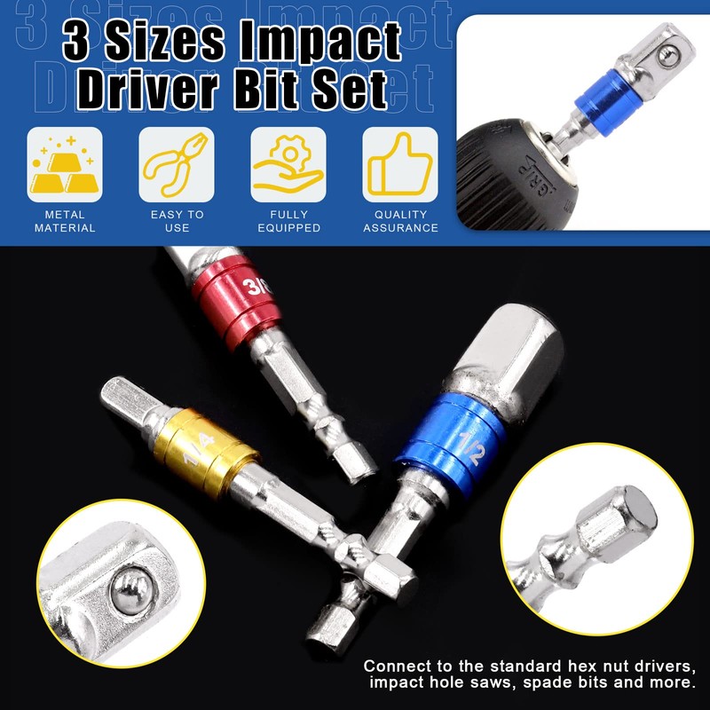 Glarks 24Pcs Flexible Drill Bit Extension Set, 105° Right Angle