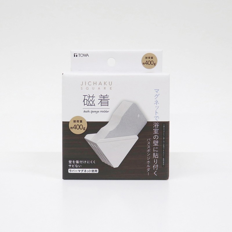 Towa Sangyo Magnet Bathroom Bath Sponge Holder Approx. 5.5 x