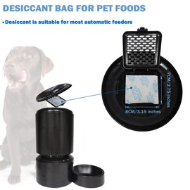 xcivi 6 Pack Pet Food Desiccant Bags for PETLIBRO Automatic Cat Dog Pet Food Feeders, for PETLIBRO Upgraded RFID Automatic Cat Feeder, Moisture-Proof Bag Desiccant Keep Pets Foods Dry and Fresh