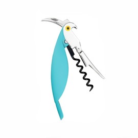 A di Alessi Parrot Corkscrew, Blue, (AAM32 AZ) , Light Blue