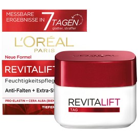 L'Oréal Paris Moisturising Day Cream for Women: Provides a Firmer Skin Complexion & Strengthens the Skin Protection Barrier with Pro-Elastin & Beeswax (Cera Alba) Revitalift, 1 x 50 ml
