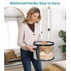 WEKIWGOT Hat Storage with Viewing Window for 7 Hats, Large