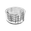 GRAHAM DESIGN Scalloped Acrylic Drink Coaster Set 4‑Pack with Circular