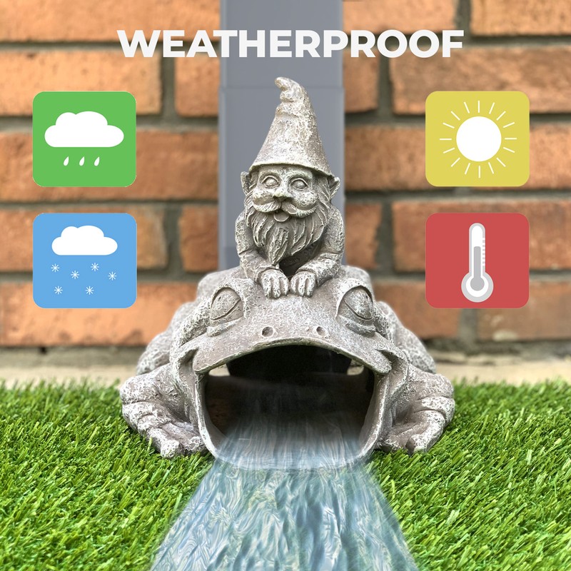Gutter Downspout Extension - Downspout Splash Block - Downspout Diverter