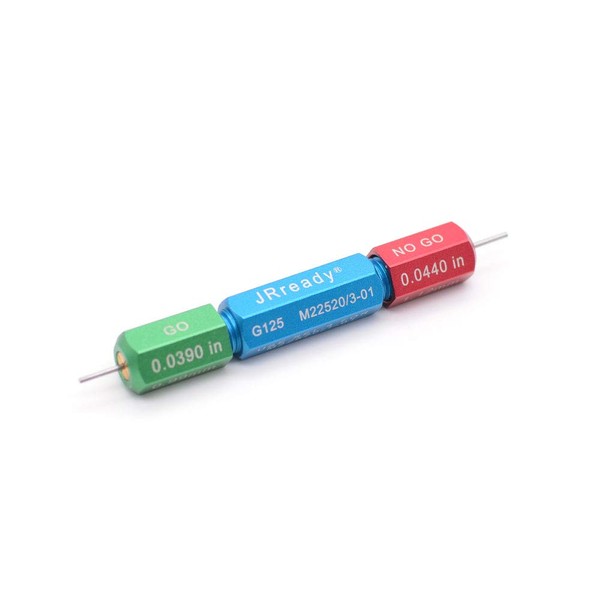 JRready G125(M22520/3-01) Go-no-go Gauge for YJQ-W1A ACT-M101 NEW-AS2 & YJQ-W2A