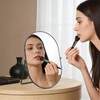 Vanity Desk Table Mirror with Stand and Metal Frame, 8