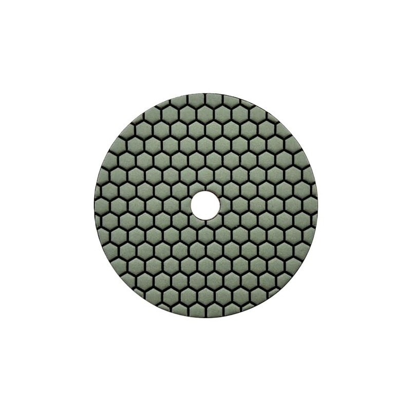 7" High Performance Dry Stone/Concrete Polishing Pads, 1.5mm Segment Height,