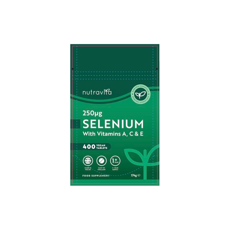 Selenium with Vitamins A, C and E - 400 Vegan