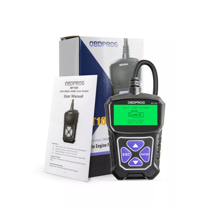 OBDPROG Automotive Diagnostic Scanner OBD2 Car Check Engine Light EOBD