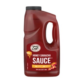 Ventura Foods LLC SauceCraft Honey Sriracha Sauce, Versatile, Globally Inspired Food Service Dipping Sauce Elevates Your Menu with Sweet Heat and Trend-Forward Flavor, 0.5 Gallon