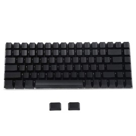YMDK White Black Dolch Thick PBT 84 68 64 Blank Keyset OEM Profile Keycaps for MX Mechanical Keyboard Keychron K2 K6 Keycool Tada68 YD64 (Black)