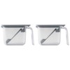 Marna K736GY Condiment Pot, Gray, Set of 2