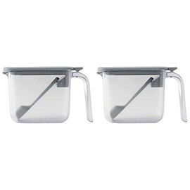 Marna K736GY Condiment Pot, Gray, Set of 2