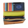 Luxury Multicolour Woman’s Leather Matinee Purse - RFID Blocking Women's
