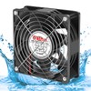 Wathai 120mm x 38mm 12V Waterproof Exhaust Fan Dual Ball