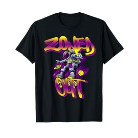 Zoned Out in Outer Space - Graffiti Art T-Shirt