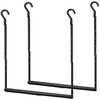 STORAGE MANIAC Adjustable Closet Rod Hanging Clothes Heavy Duty Closet