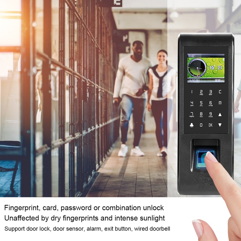 2.4in Fingerprint RFID Card Password Access Control and Attendance System