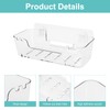 JJoexyfit Bath Toy Storage Organizer, Transparent Bath Toy Holder with