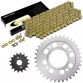 Caltric Drive Chain & Sprockets Kit for Honda CM400A CM400C CM400E CM400T